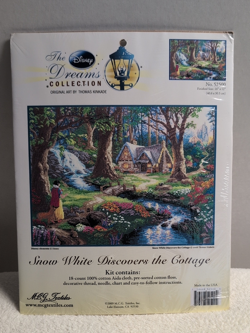 Snow White Discovers the Cottage Disney The Dreams Collection By Thomas Kinkade